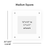 MEDIUM SQUARE ACRYLIC FRAME